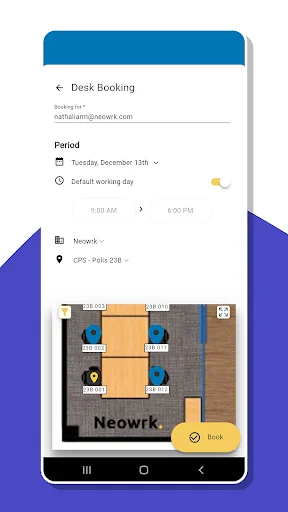 Neowrk Office ऐप डाउनलोड करें – आधुनिक वर्कप्लेस अनुभव - Screenshot 4