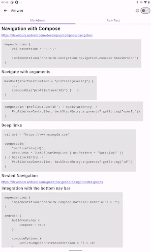 Markdown Viewer डाउनलोड करें – मार्कडाउन फाइलें आसानी से देखें - Screenshot 7