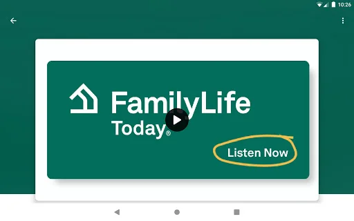 FamilyLife ऐप डाउनलोड करें – प्रेरणादायक पॉडकास्ट और भक्ति सामग्री - Screenshot 6