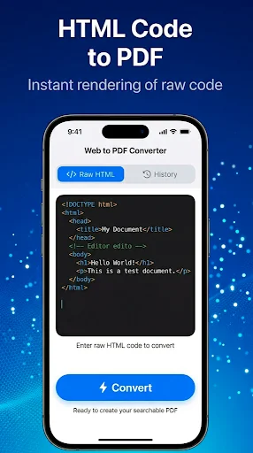 HTML to PDF कनवर्टर डाउनलोड करें – वेब पेज को PDF में बदलें - Screenshot 2