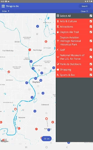 Destination Dayton डाउनलोड करें – डेटन यात्रा गाइड ऐप - Screenshot 13