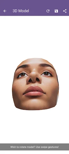 3D Face Model Maker डाउनलोड करें – अपना चेहरा 3D में बदलें - Screenshot 2