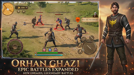 Orhan Ghazi Survival Warrior डाउनलोड करें – तलवारबाजी और घुड़सवारी - Screenshot 2