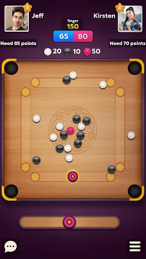 Carrom Elite डाउनलोड करें – शानदार बोर्ड गेम खेलें - Screenshot 3