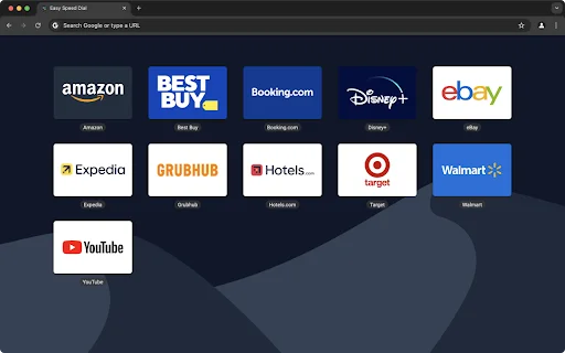 Easy Speed Dial डाउनलोड करें – अपने बुकमार्क को व्यवस्थित करें - Screenshot 2