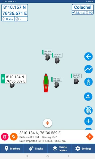 Kadal Map – Marine Navigation डाउनलोड करें – मछुआरों के लिए बेहतरीन नेविगेशन ऐप - Screenshot 13