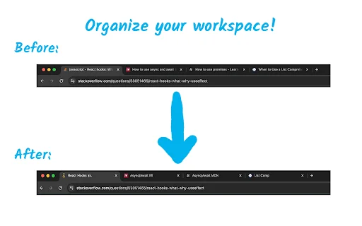 Tab Renamer डाउनलोड करें – Chrome टैब को आसानी से व्यवस्थित करें - Screenshot 2