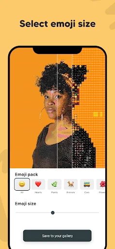 Emoji Photo Mosaic ऐप डाउनलोड करें – अपनी तस्वीरों को इमोजी आर्ट बनाएं - Screenshot 3