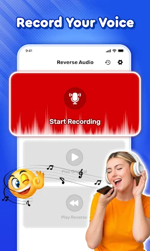 Reverse Play : Sing Challenge डाउनलोड करें – मजेदार वॉयस रिवर्स ऐप - Screenshot 2