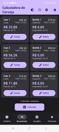 Calculadora de Cerveja डाउनलोड करें – सबसे सस्ता बीयर चुनें - Screenshot 6