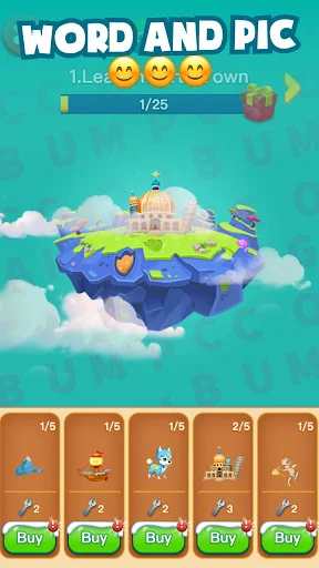 Word Block Quiz डाउनलोड करें – मज़ेदार पिक्चर पहेलियाँ खेलें - Screenshot 1