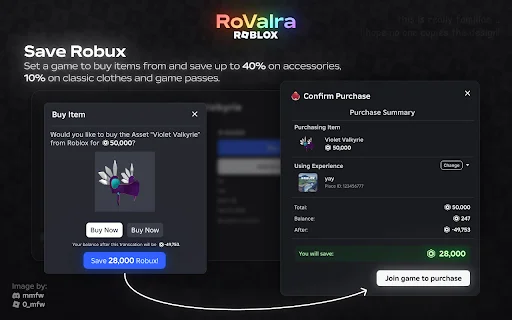 RoValra डाउनलोड करें – सबसे अच्छा मुफ्त Roblox एक्सटेंशन (2024) - Screenshot 2