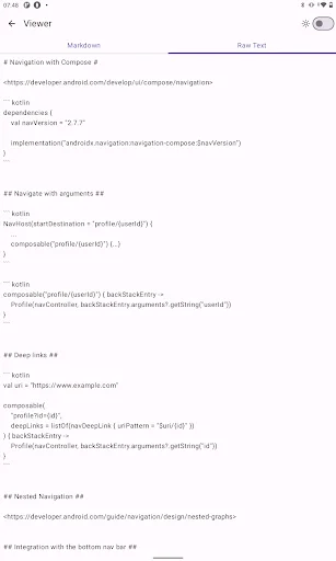 Markdown Viewer डाउनलोड करें – मार्कडाउन फाइलें आसानी से देखें - Screenshot 8