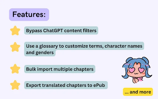 Webnovel Translator डाउनलोड करें – AI आधारित उपन्यास अनुवादक - Screenshot 2