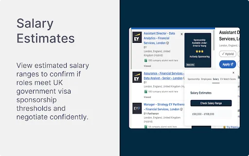 UK Visa Sponsorship Checker डाउनलोड करें – AI से नौकरी खोजें - Screenshot 4