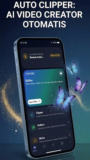 Auto Clipper: AI Editor डाउनलोड करें – AI के साथ वीडियो एडिटिंग - Screenshot 2