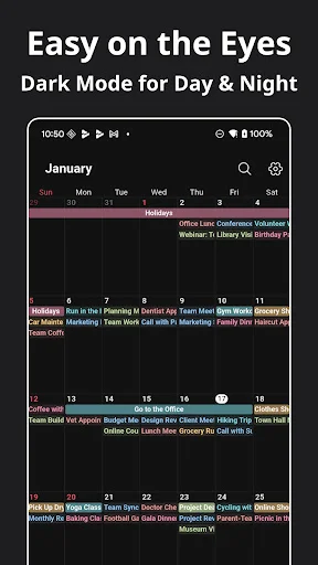 Simple Calendar डाउनलोड करें – व्यवस्थित रहें और रिमाइंडर सेट करें - Screenshot 7