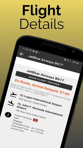 Bristol Airport Flight Info डाउनलोड करें – लाइव फ्लाइट स्टेटस अपडेट - Screenshot 4