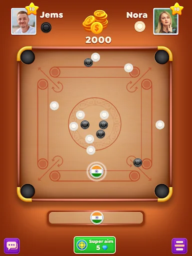 Carrom Cricket डाउनलोड करें – बेहतरीन ऑनलाइन कैरम और डिस्क पूल गेम - Screenshot 13
