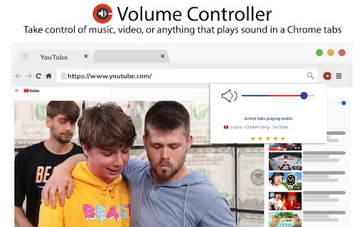 Volume Controller डाउनलोड करें – Chrome के लिए बेस्ट साउंड बूस्टर - Screenshot 2