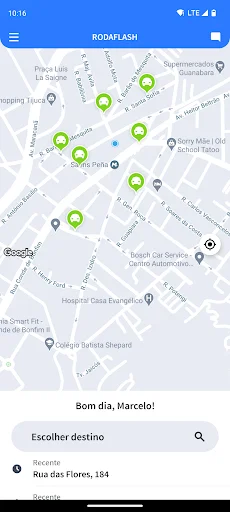 RodaFlash डाउनलोड करें – सबसे तेज़ और सुरक्षित नेविगेशन ऐप - Screenshot 1