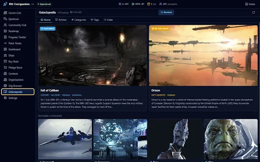 RSI Companion डाउनलोड करें – Star Citizen के लिए सबसे बेहतरीन ब्राउज़र एक्सटेंशन - Screenshot 3