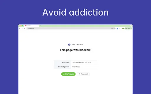 Time Tracker – Web Habit Builder डाउनलोड करें – उत्पादकता बढ़ाएं - Screenshot 3