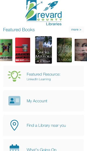 Brevard County Library-BCL Go डाउनलोड करें – डिजिटल लाइब्रेरी एक्सेस - Screenshot 1