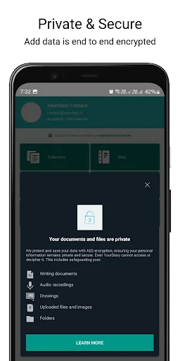 YourDiary AI डाउनलोड करें – सुरक्षित और एन्क्रिप्टेड डिजिटल डायरी - Screenshot 10