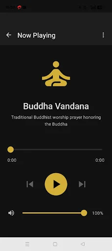 Buddha Vandana डाउनलोड करें – बौद्ध प्रार्थनाएं और ध्यान ऐप - Screenshot 5