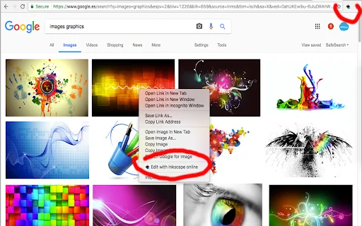 Inkscape Editor ऑनलाइन डाउनलोड करें – वेक्टर ग्राफिक्स और लोगो डिज़ाइन - Screenshot 3