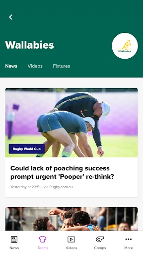 Rugby Xplorer ऐप डाउनलोड करें – रग्बी ऑस्ट्रेलिया का आधिकारिक ऐप - Screenshot 3