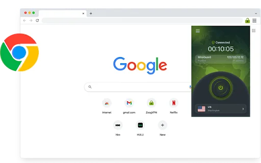 ZoogVPN Chrome के लिए डाउनलोड करें – सुरक्षित और तेज़ VPN - Screenshot 1
