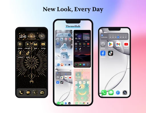 ThemeHub डाउनलोड करें – अपने फोन को स्टाइलिश थीम्स और विजेट्स से सजाएं - Screenshot 1