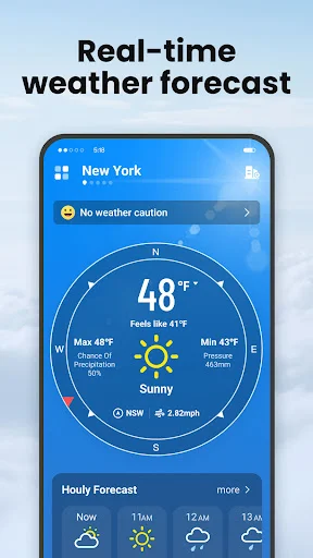 Local Weather: Live Forecast डाउनलोड करें – सटीक मौसम अपडेट - Screenshot 2