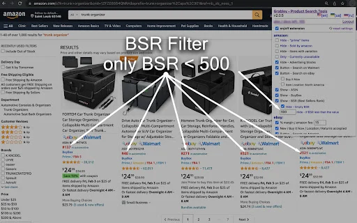 GRABLEY – Amazon और eBay के लिए सबसे अच्छा प्रोडक्ट रिसर्च टूल डाउनलोड करें - Screenshot 3