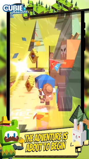 Cubie Adventure World डाउनलोड करें – मजेदार रन और जंप गेम - Screenshot 3