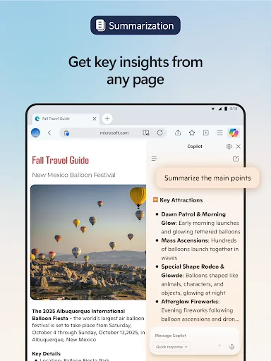Microsoft Edge Beta डाउनलोड करें – AI और Copilot के साथ तेज़ ब्राउज़िंग - Screenshot 10