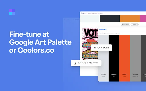 Site Palette डाउनलोड करें – किसी भी वेबसाइट से कलर पैलेट निकालें - Screenshot 3