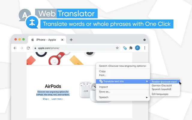 Translator – Select to Translate डाउनलोड करें – बेहतरीन अनुवाद टूल - Screenshot 1