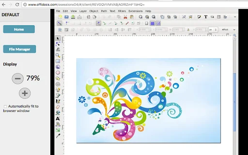 Inkscape Editor ऑनलाइन डाउनलोड करें – वेक्टर ग्राफिक्स और लोगो डिज़ाइन - Screenshot 1