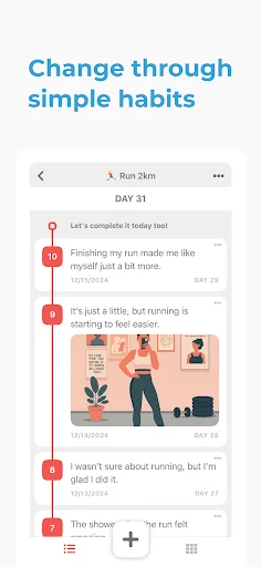 Habit Streak Tracker: DotHabit डाउनलोड करें – दैनिक आदतें सुधारें - Screenshot 3