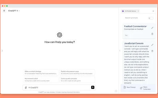 AI Prompt Genius डाउनलोड करें – AI प्रॉम्प्ट्स को व्यवस्थित करें और मुफ्त में उपयोग करें - Screenshot 4