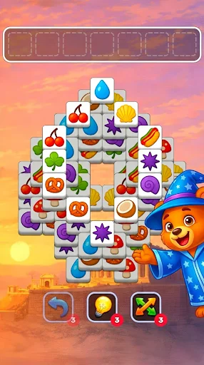 Tile Match 3: पहेली गेम डाउनलोड करें – 3000+ लेवल और मज़ेदार अनुभव - Screenshot 1