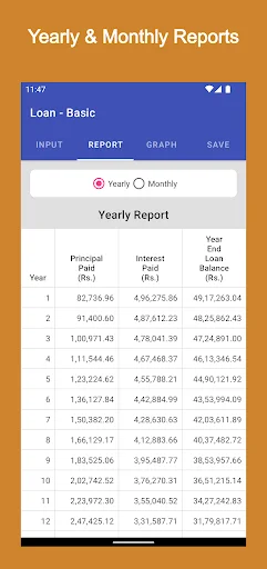 Financial Calculator India Pro डाउनलोड करें – भारतीय वित्तीय गणनाएँ - Screenshot 4
