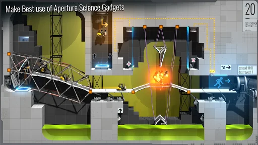 Bridge Constructor Portal डाउनलोड करें – बेहतरीन पहेली गेम - Screenshot 5