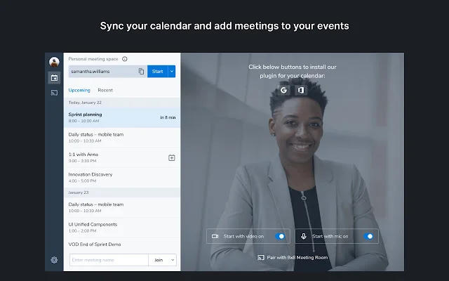 8×8 Meet for Google Chrome डाउनलोड करें – मुफ्त मीटिंग एक्सटेंशन - Screenshot 2