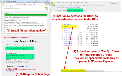 Local Explorer डाउनलोड करें – Chrome में लोकल फाइल लिंक खोलें - Screenshot 4