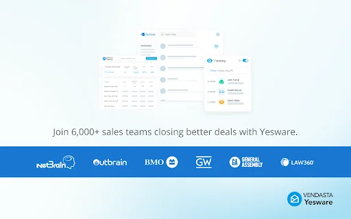 Vendasta Yesware डाउनलोड करें – Gmail के लिए स्मार्ट सेल्स ट्रैकिंग और ऑटोमेशन - Screenshot 2