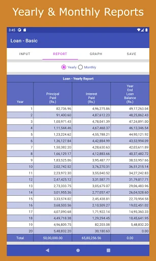 Financial Calculator India डाउनलोड करें – EMI, SIP और टैक्स कैलकुलेटर - Screenshot 12